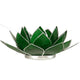 Lotus Atmospheric Light Chakra 4 Green Silver Trim - 13,5 см
