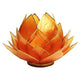 Lotus Atmospheric Light Orange Gold Trim Large -- 15x105 Cm - 15x10.5 Cm