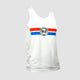 Camiseta Tirantes Miler Hombre Roger Tejido Dry Sublimación Blanco