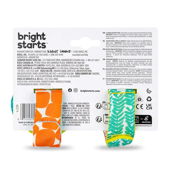 Играчка Bright Starts Rattle & Teethe Wrist Pals