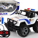 R/c Remote Controlled Car Jeep Police Patrol With Opening Doors