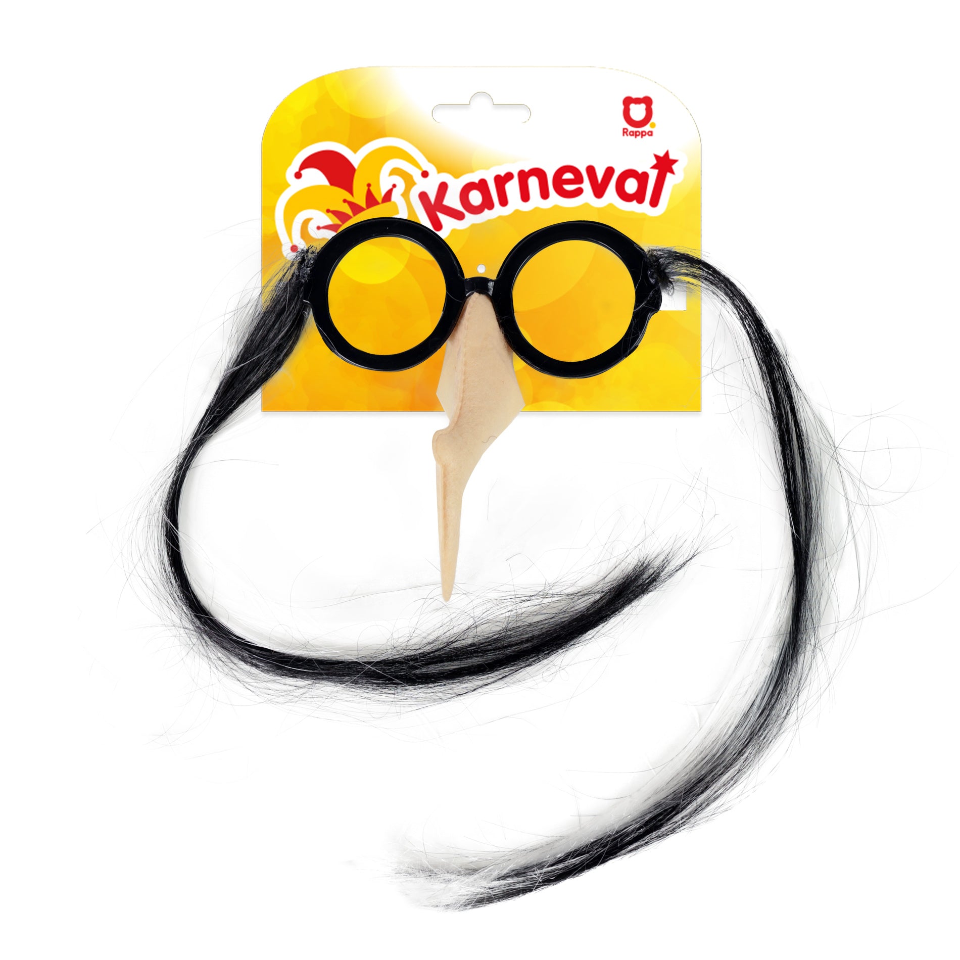 Die Brille mit einer Hexen-/Halloween-Nase