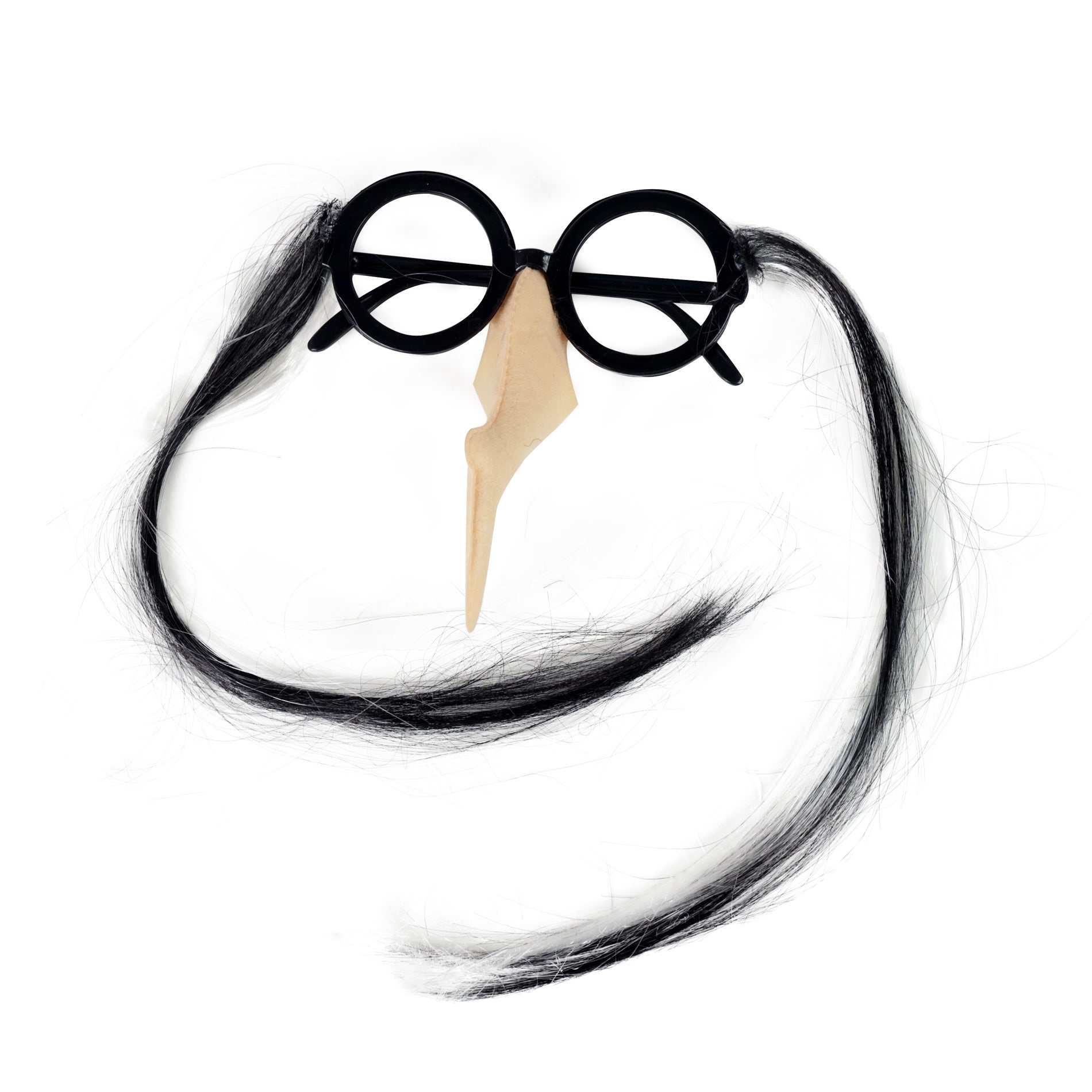 Die Brille mit einer Hexen-/Halloween-Nase