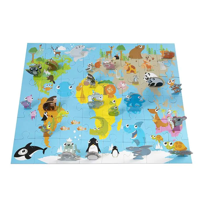 3d World Puzzle