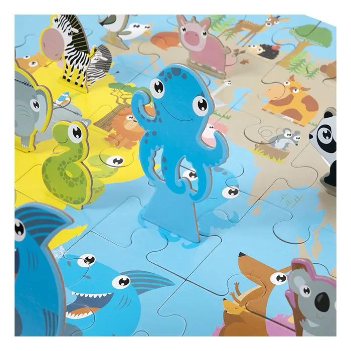 3d World Puzzle