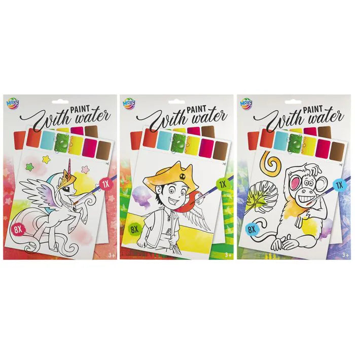Watercolor Coloring Pages