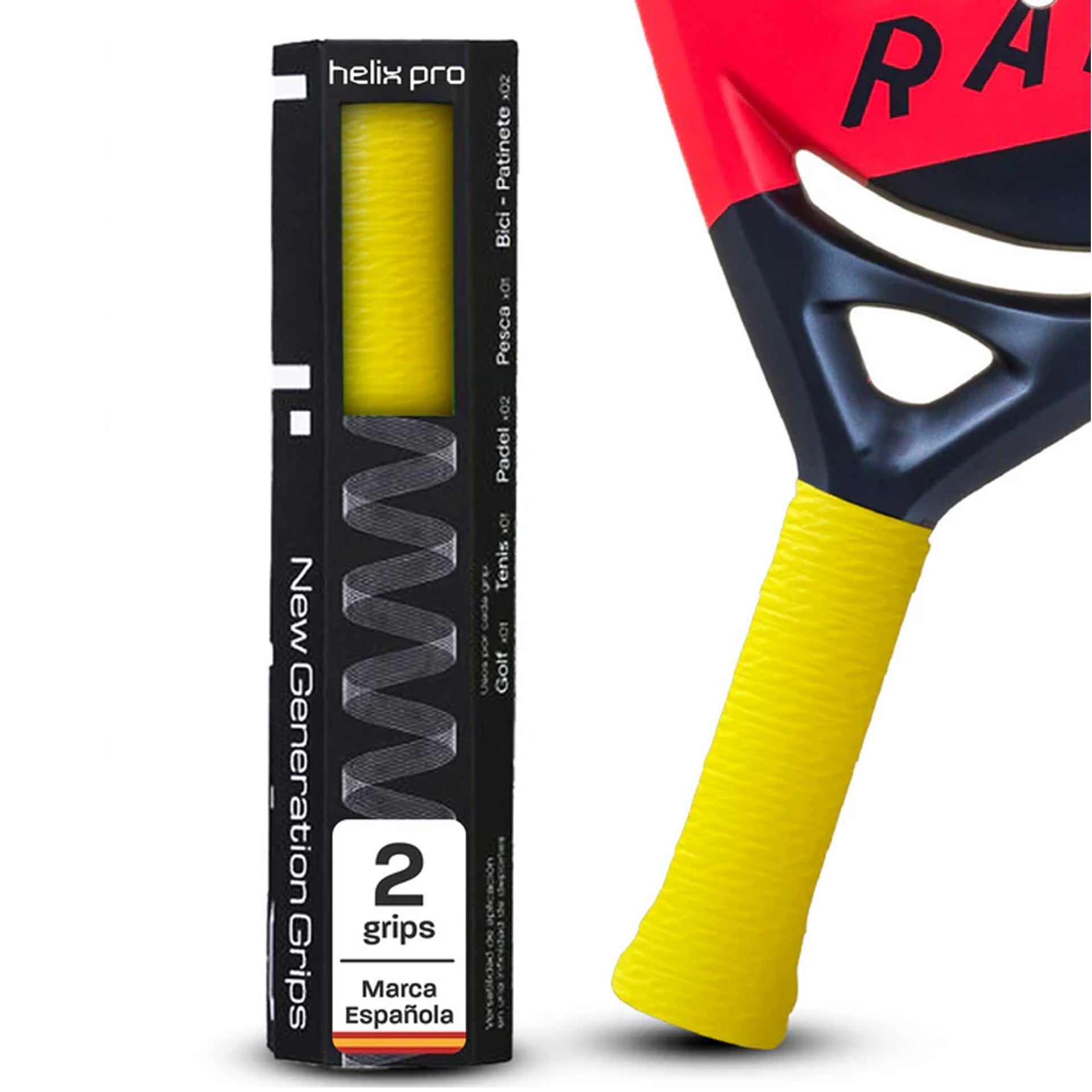 Padel Racket Antivandal Yellow