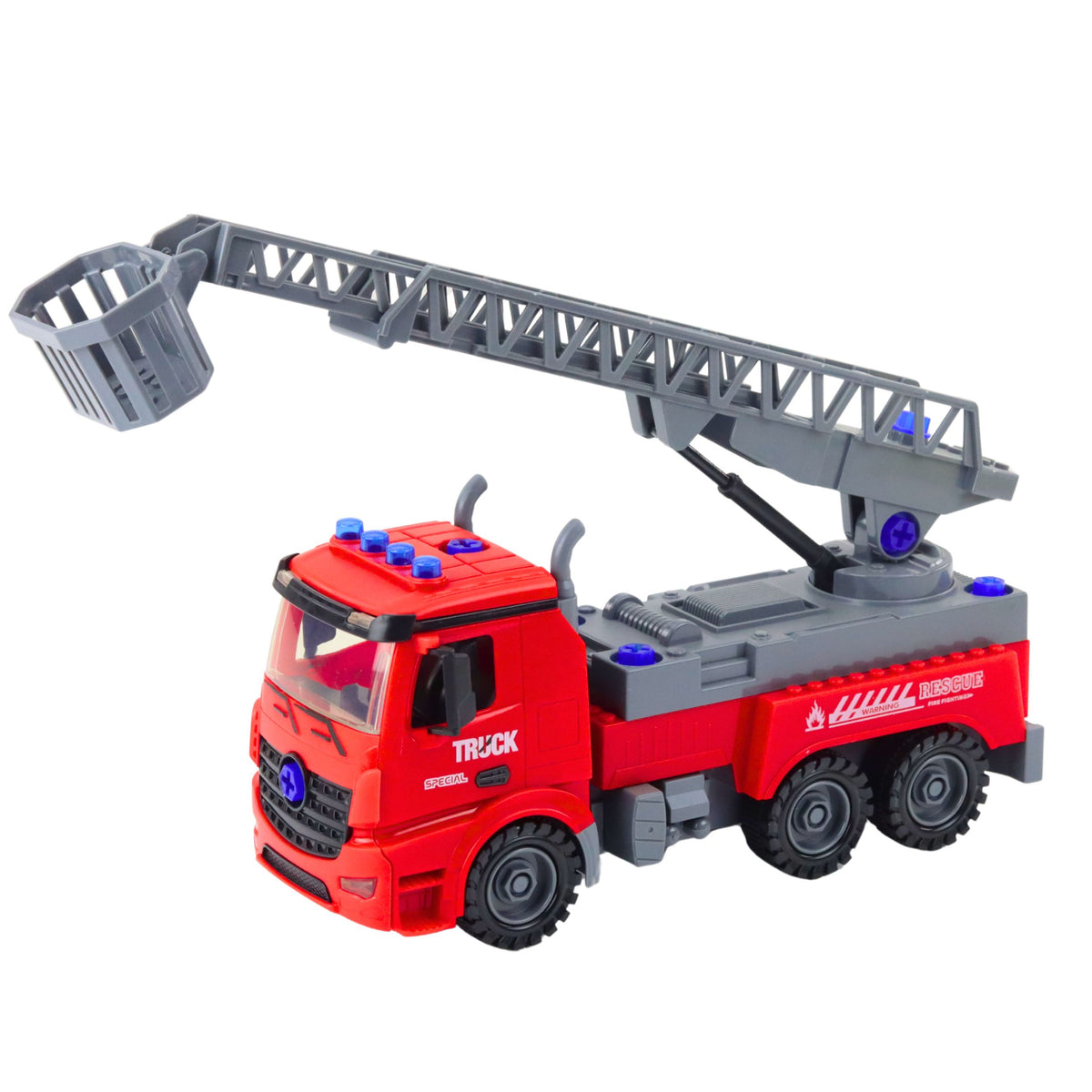 Fire Department Truck Diy Screwdriver Red