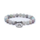Mala/pulseira Amazon Stone Elastic com Buda -- pacote de 2 peças - 0,8 cm