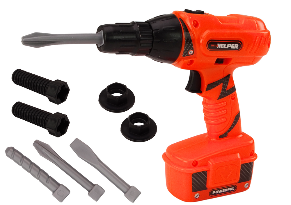 Diy Battery Powered Drill Orange Drills Screws