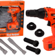 Diy Battery Powered Drill Orange Drills Screws