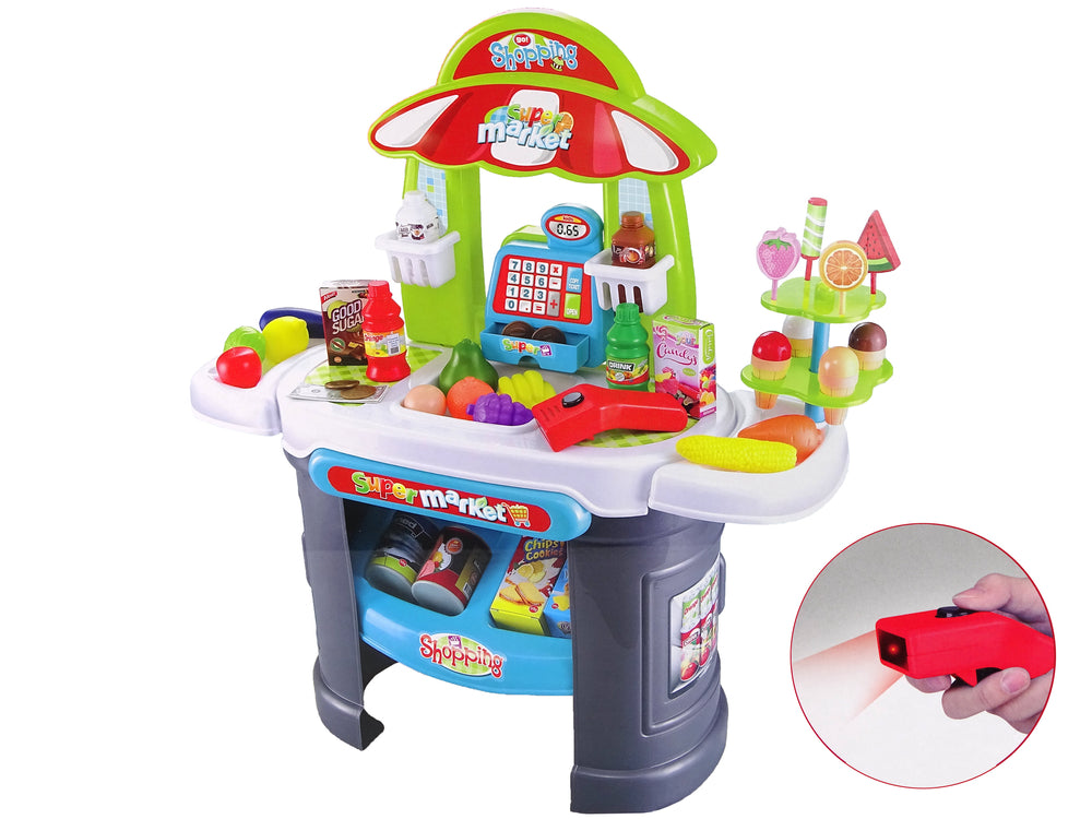 Supermarket Set Grocery Scanner For Kids
