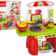 Supermarket Set Shop Basket Scale Groceries