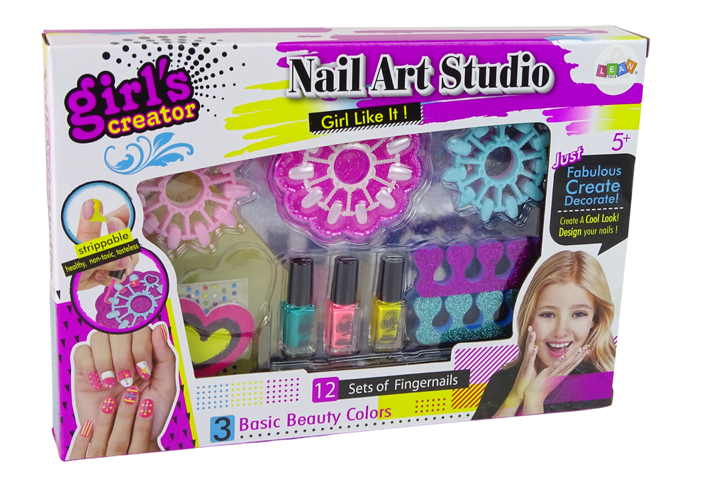 Nail Styling Set For Little Ladies Nail Art Studio
