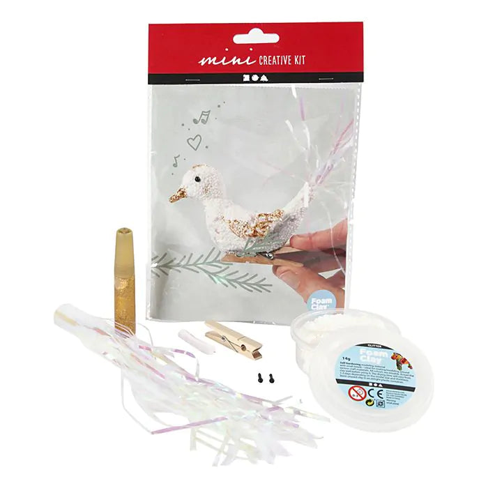 Glitter Bird Clip Making Craft Kit