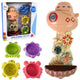 Bath Toys Set: Ship Sea Animals Waterfall Suction Cups