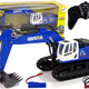 Caterpillar Excavator Pilot R/c Remote Controlled Metal Parts Blue