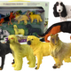 Set Of 6 Figures Purebred Dogs Famous Dog Of The World