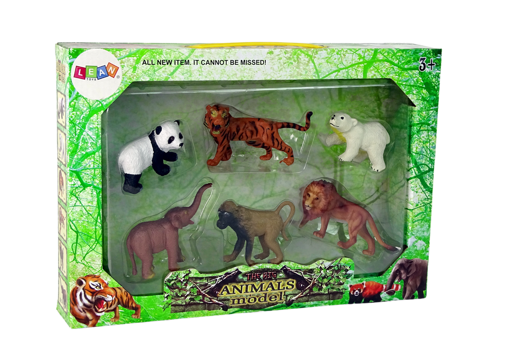 Set Of 6 Wild Animals Figures Animals Of The World