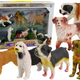 Set Of Dog Figurines Dogs Of Breeds 6 Elements