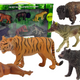 African Forest Animals Figure Set Bear Tiger