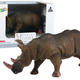 Large Collector's Figurine Rhinoceros Animals Of The World