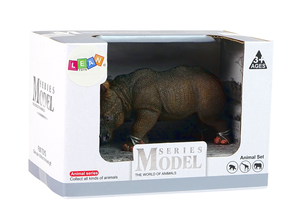 Large Collector's Figurine Rhinoceros Animals Of The World