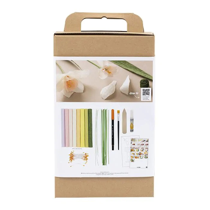 Crepe Paper Flower Making Craft Kit