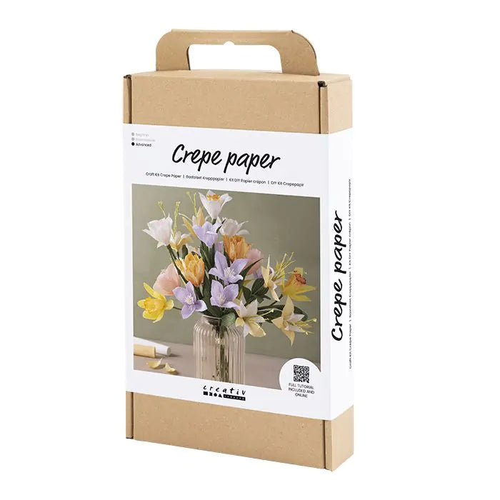 Crepe Paper Flower Making Craft Kit