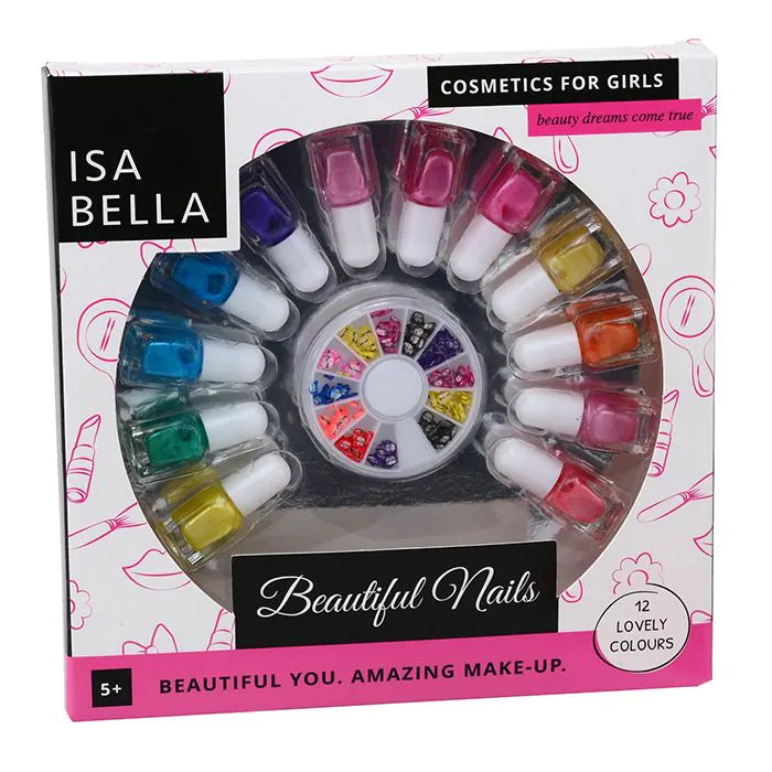 Ensemble de vernis à ongles avec nail art