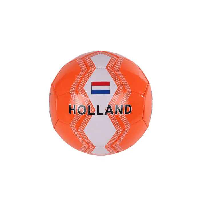 Oranje voetbal van synthetisch leer