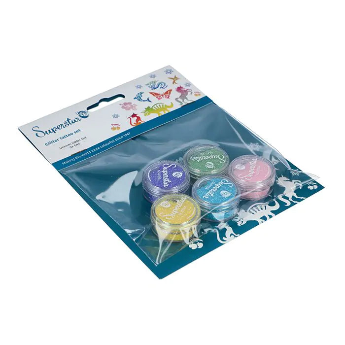 Glitter Tattoo Set Unicorn