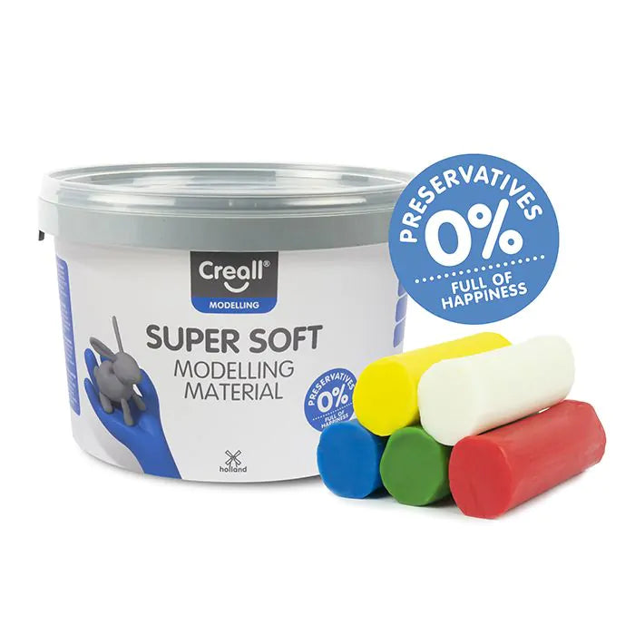 Creall Creall Supersoft глина 1750гр Асорти