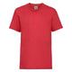 Тениска Fruit Of The Loom Valueweight Child Rojo