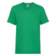 Tričko Fruit Of The Loom Valueweight Child Verde Kelly