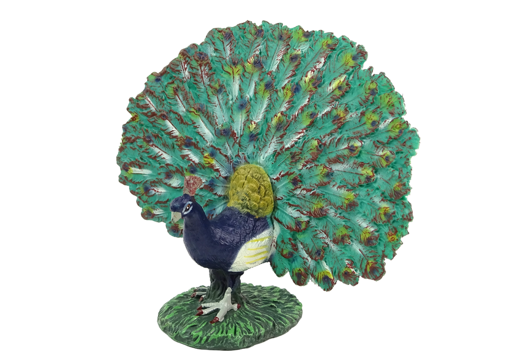 Large Collector's Figurine Of The Royal Peacock