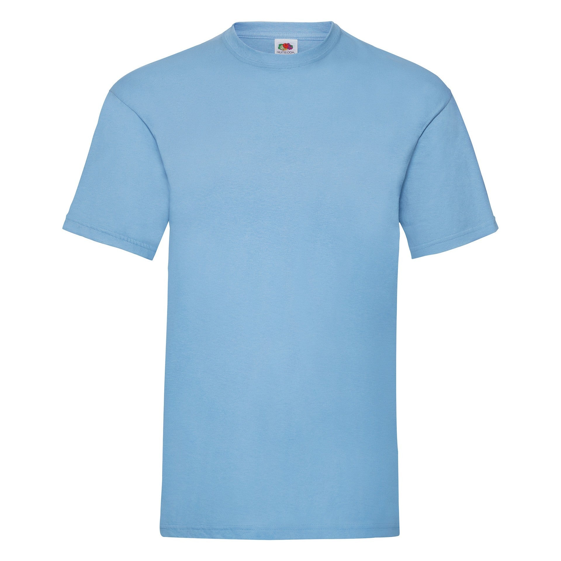 T-shirt Fruit Of The Loom Värdeviktsbarn Blå Cielo
