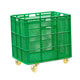Pu Basket With Wheels Verde