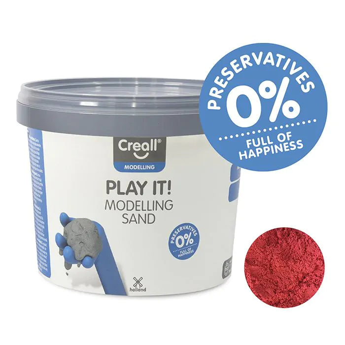 Creall Пясък за моделиране Creall Червен 750гр