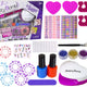 Nail Painting Set Moulder Lamp File Brocades