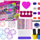 Nail Painting Set Nail Lacquers Stickers Patterns Glitters