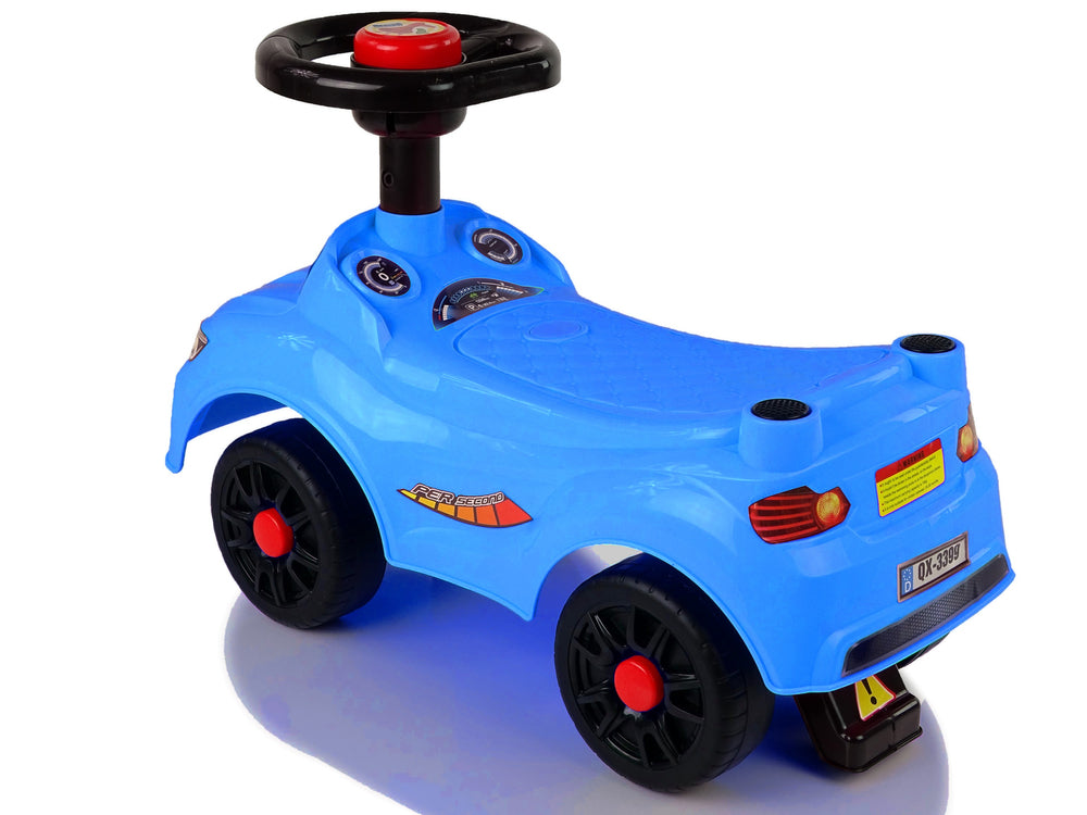 Car Rider Qx-3399-2 Horn Blue