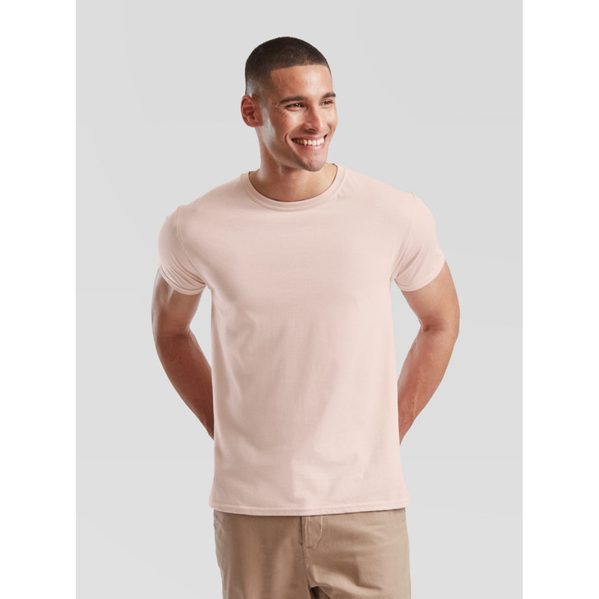 Camiseta Fruit Of The Loom Iconic 150 T Rosa Ballet
