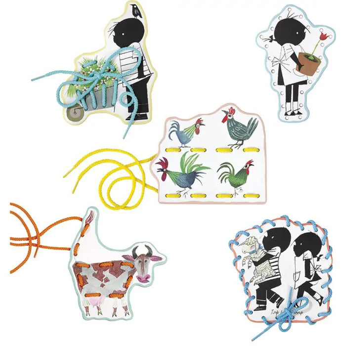 Jip & Janneke Threading Cards