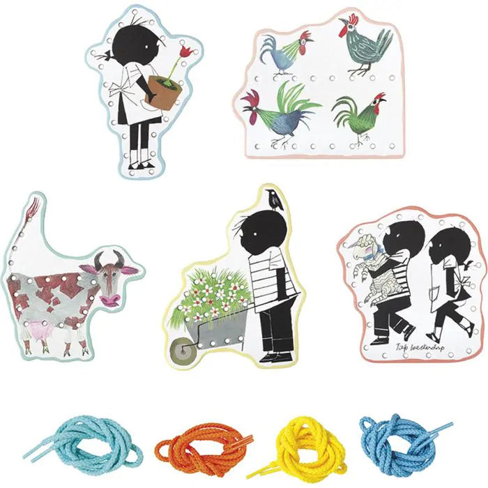 Jip & Janneke Threading Cards