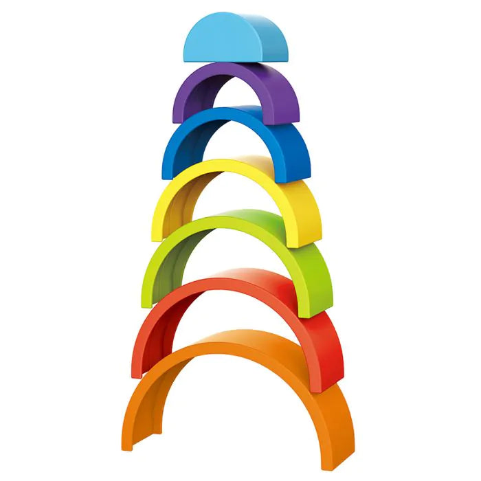 Кула за подреждане Baby Rainbow 7 бр
