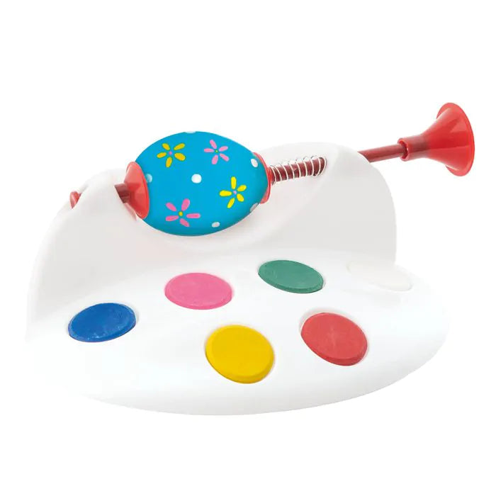 Egg Dyeing Machine With Paint And Brush