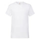 Camiseta Fruit Of The Loom Valueweight Gola V T Adulto Blanco