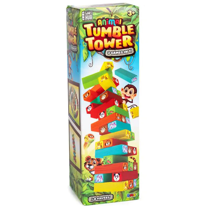 Wobble Stacking Tower Jungle Животни