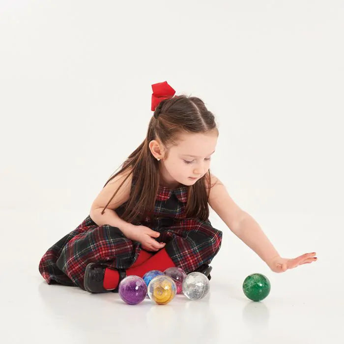 Tickit Sensory Rainbow Glitter Balls